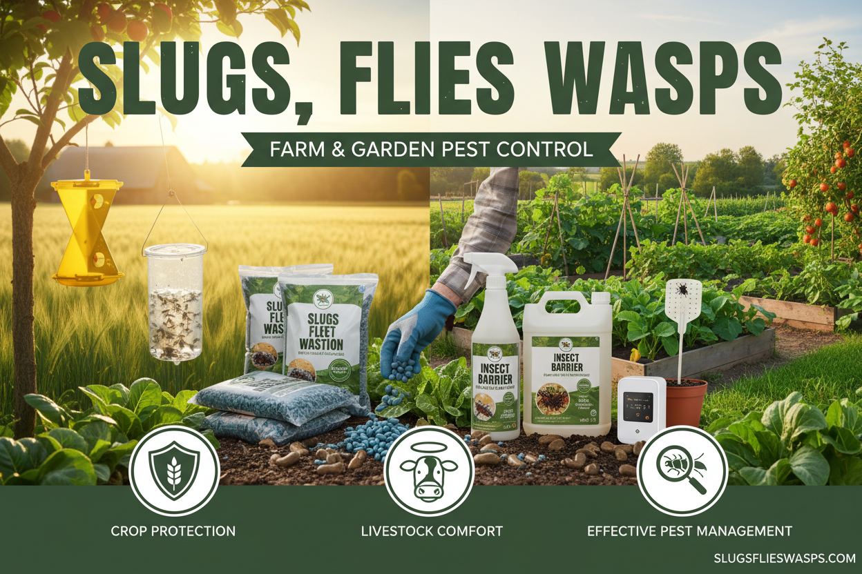 Slugs, Flies, Wasps
