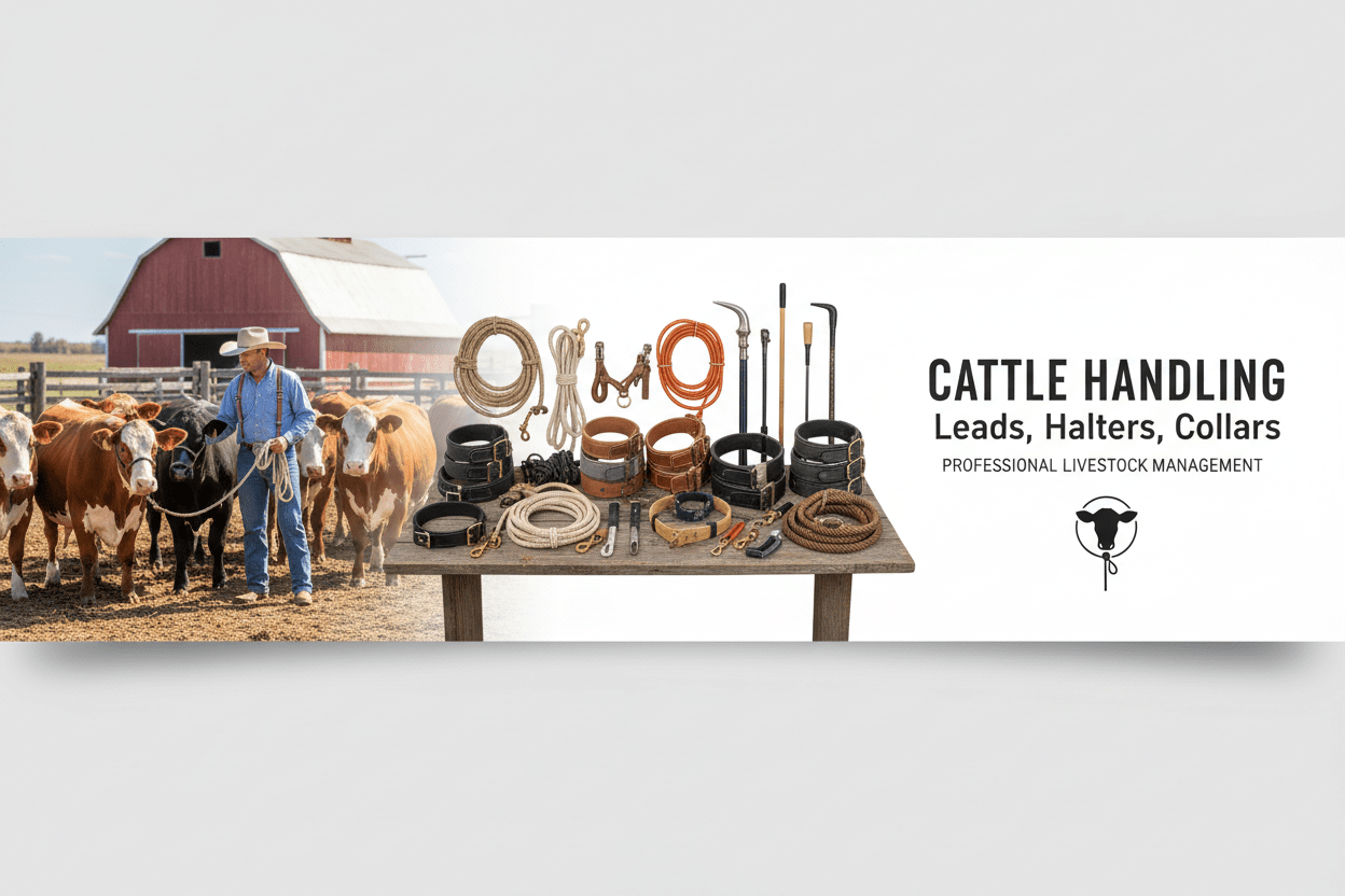 Cattle Restraining, leads, halters and collars - Ballyholland Poultry