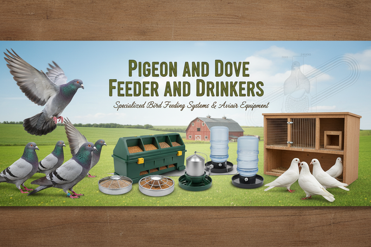 Pigeon and Dove Feeder and Drinkers
