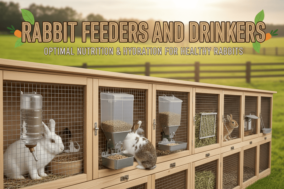 Rabbit Feeders and Drinkers — Ballyholland Poultry