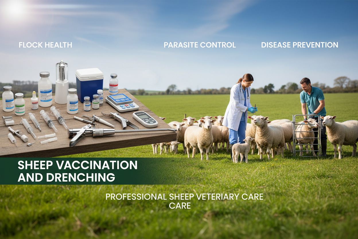 Sheep Vaccination and Drenching