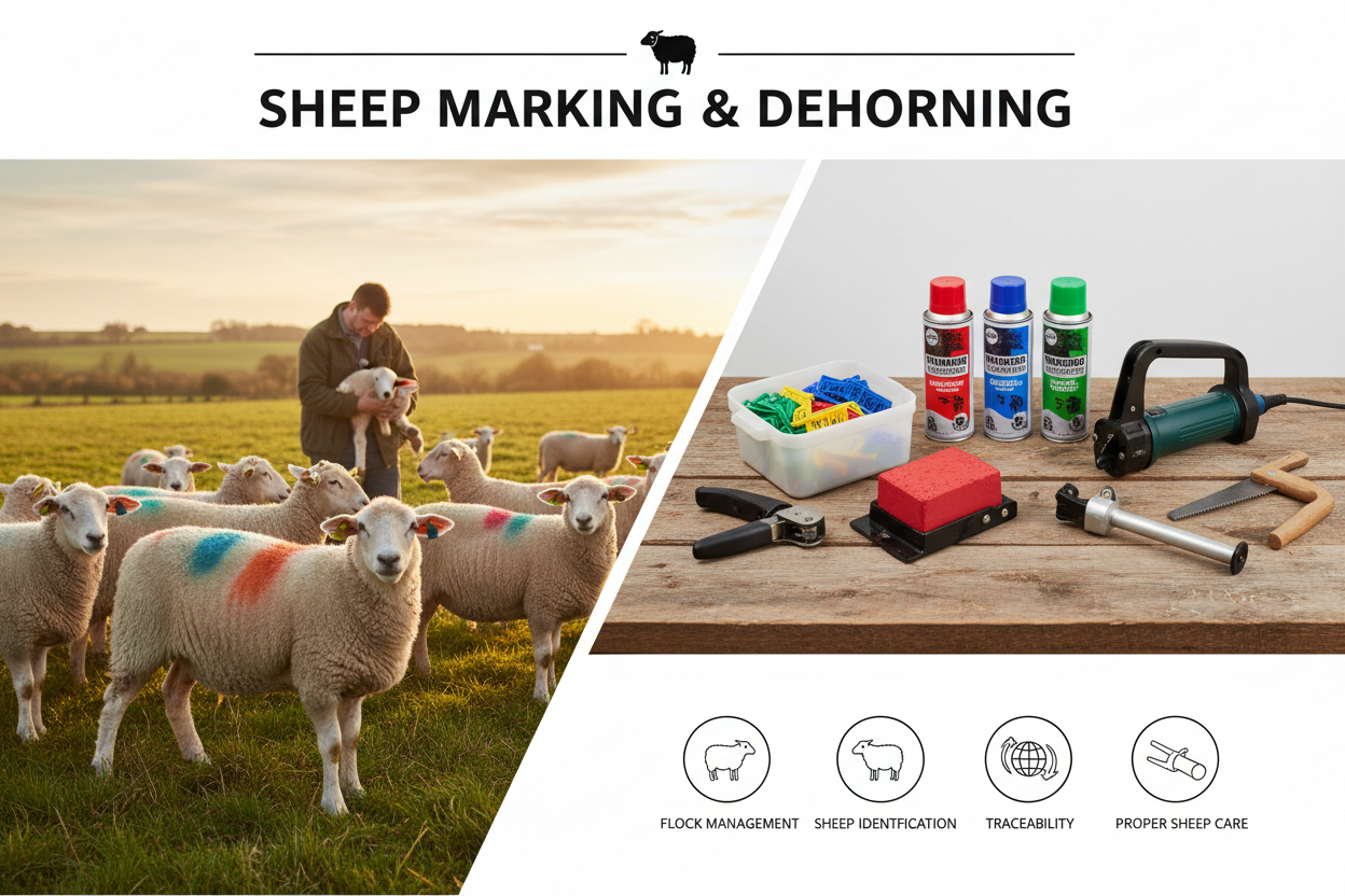 Sheep Marking and Dehorning