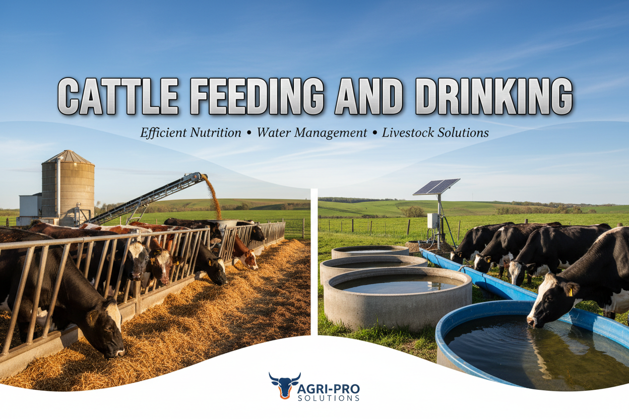 Cattle Feeding and Drinking