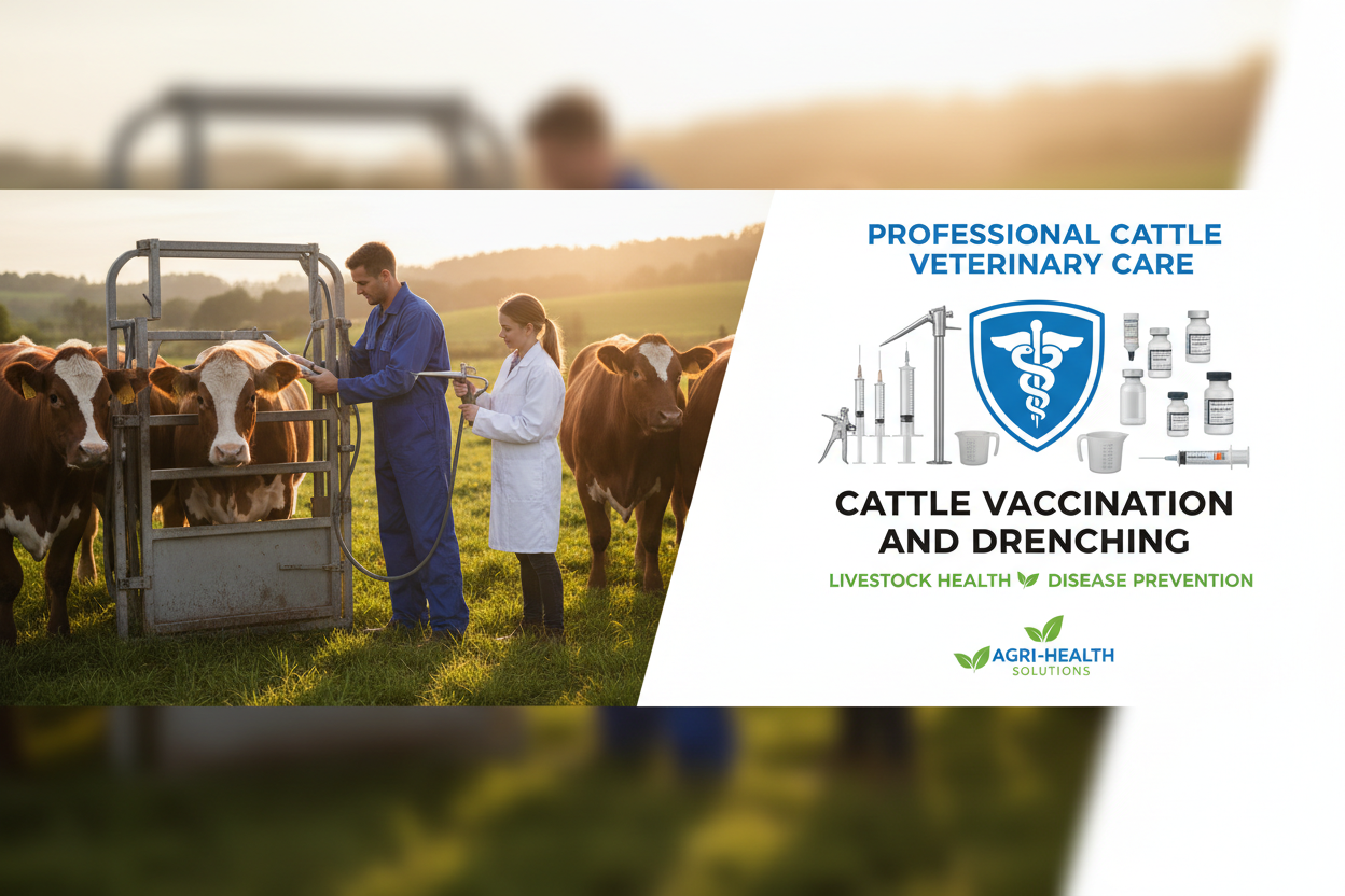 Cattle Vaccination and Drenching