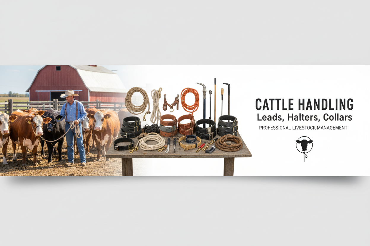 Cattle Handling- Leads, Halters, Collars