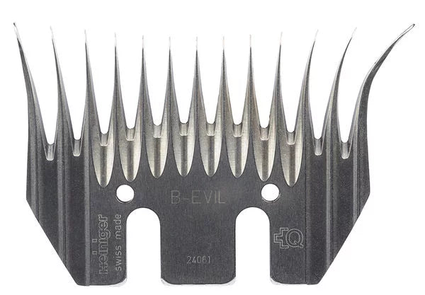 Heiniger shearing comb B-EVIL LG2 RUN-IN (94.5 mm) | 5 pieces | Right-handed