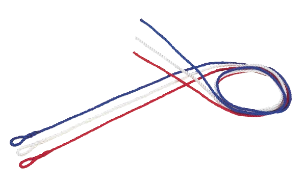 KAMER birth rope perlon 2 M (200 cm) | red and blue | 2 pieces