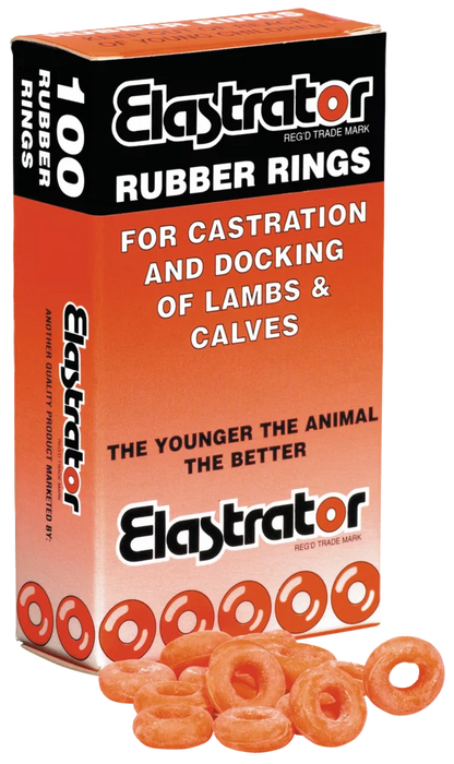 Elastrator rubber rings (500 pieces)
