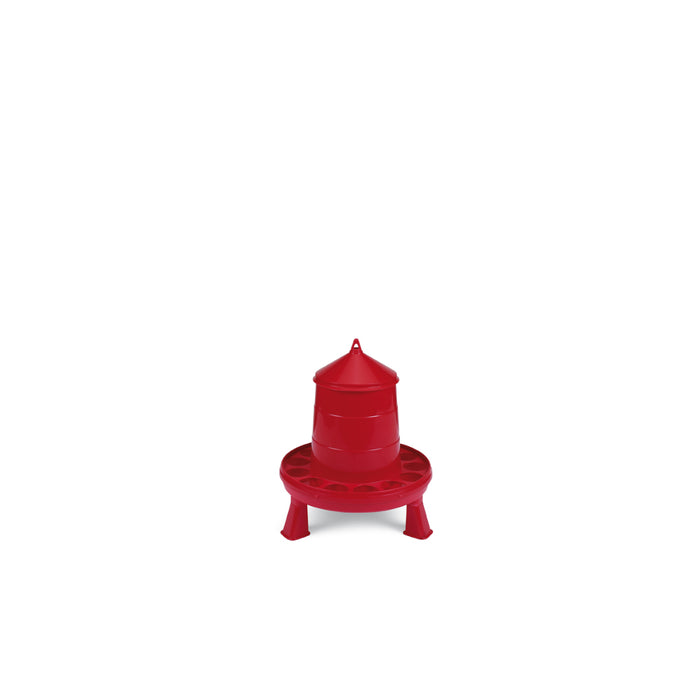 PLASTIC POULTRY FEEDER. WITH LEGS