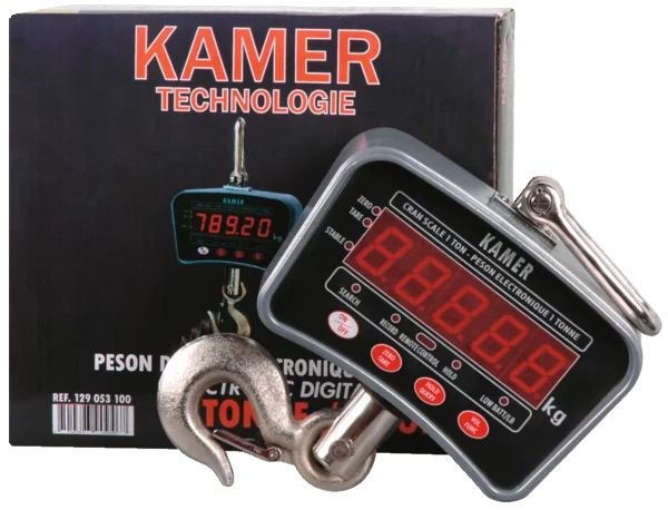 KAMER Digital scale with LED display (1000 kg)