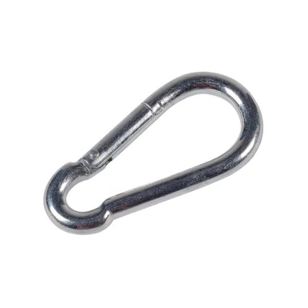 horizont Snap hook | nickel-plated | (50 mm x 5 mm) | 10 pieces