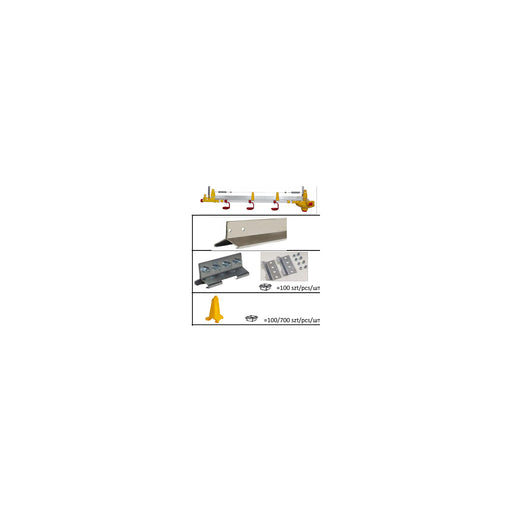 Yellow hanger for aluminium profile - 2016-01