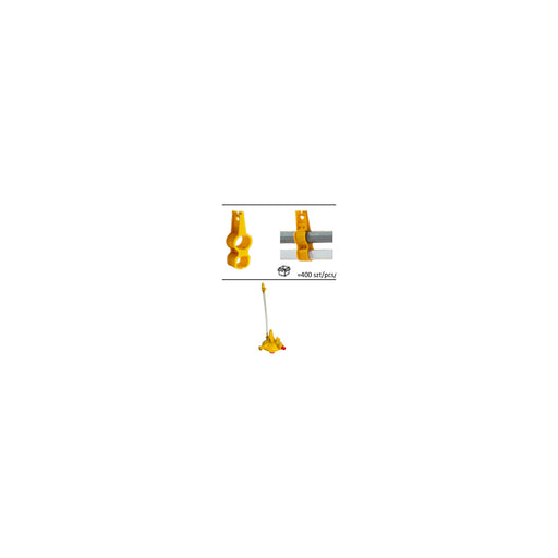 Pressure regulator with two outlets for round profile - 2031-45