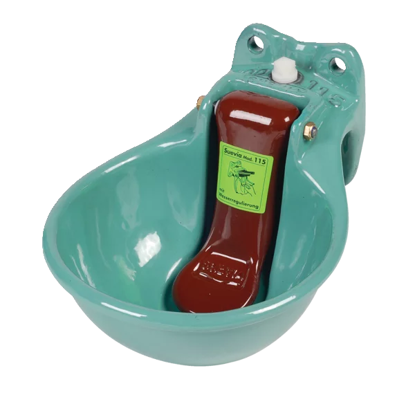 Suevia enameled drinking bowl model 115 | with pressure tongue