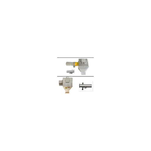 Control unit Ø 90 INOX transparent outlet 80x85 - 3209-P