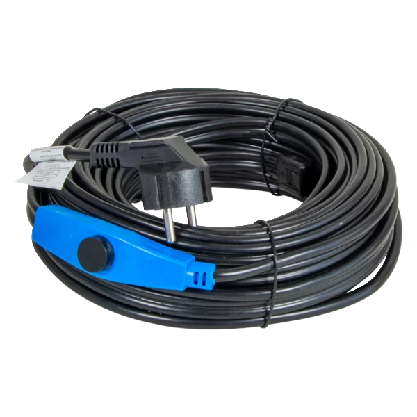 Frost protection heating cable with thermostat (230 V) | 8 m