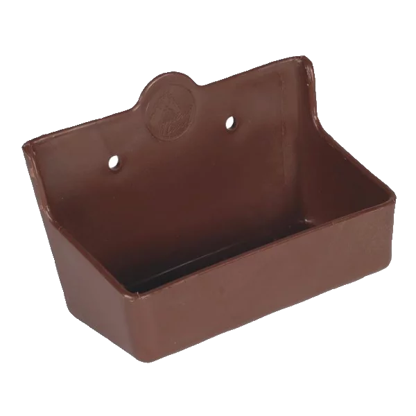 Plastic lick holder | brown | (2 kg)