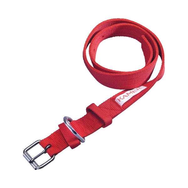 KAMER nylon neck strap for cows (120 cm) | red