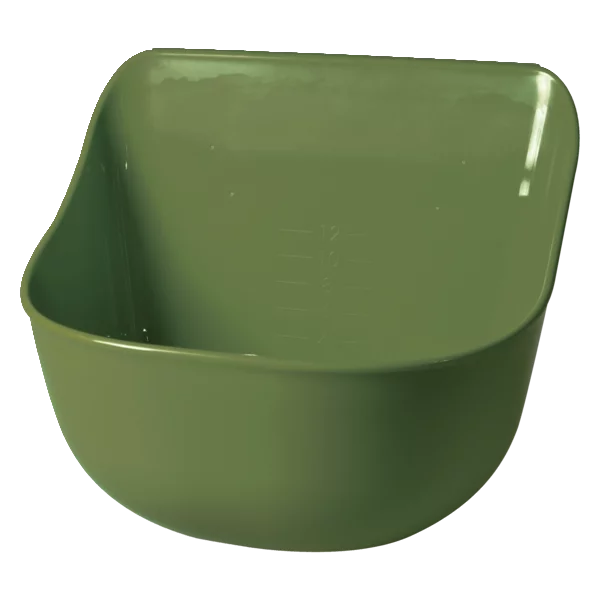 Universal feeding trough | without handle | green | (12 L)