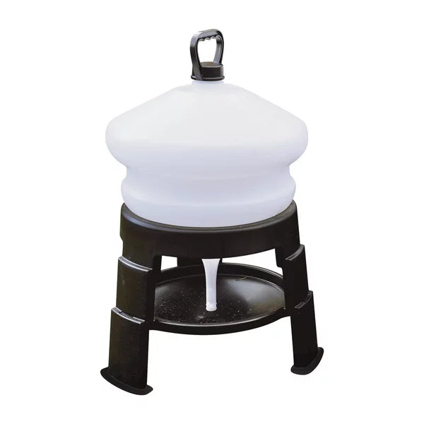 Plastic syphon drinker TRIPOD | black | (20 L)