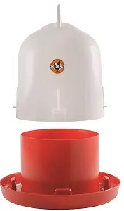 Double cylinder plastic drinker for poultry (6 L)
