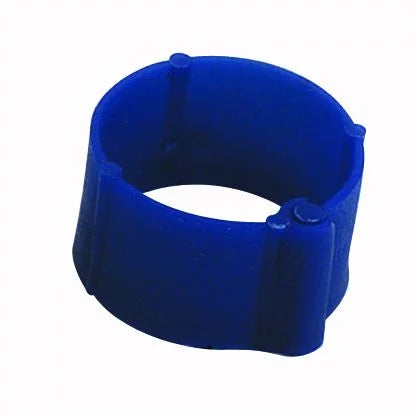 Plastic poultry clip ring (25 pieces) | √∏ 8 mm | blue