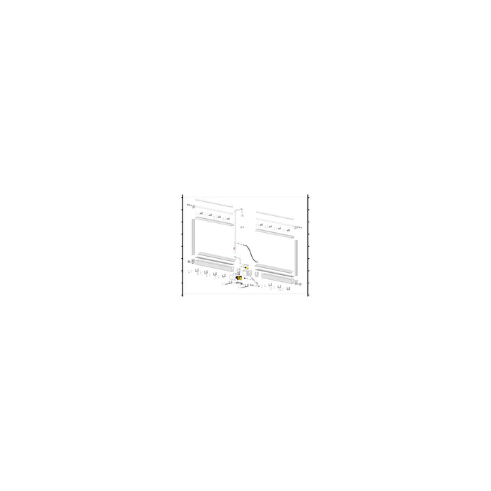 Cooling pad, plastic, 150mm/6", pump 230V, 50Hz, 3M long - 7444-18
