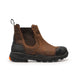 Brown waterproof S7L safety dealer boot with a composite toecap and rubber outsole.