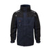 Tuffstuff Cleveland Jacket in navy and black with reflective trim.