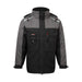 Tuffstuff Cleveland Jacket in black and grey with reflective trim.