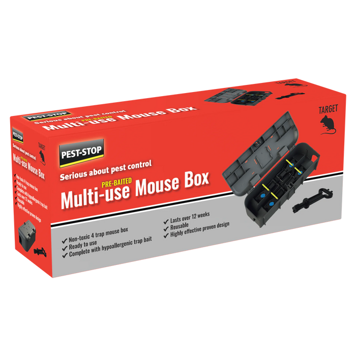 Pre-baited Multi-use Mouse Box