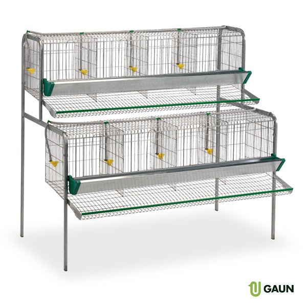BATTERY FOR LAYING HENS 8 COMPART. - EXTENSION CAGE - Ballyholland Poultry