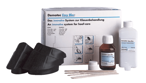 Demotec Easy Bloc hoof treatment set | 12 treatments - Ballyholland Poultry