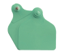 Ear tag Maxi + Maxi (71 mm x 63 mm) | 20 pieces | green - Ballyholland Poultry