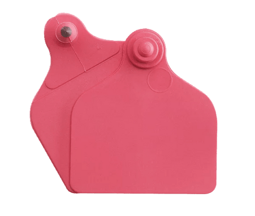 Ear tag Maxi + Maxi (71 mm x 63 mm) | 20 pieces | red - Ballyholland Poultry