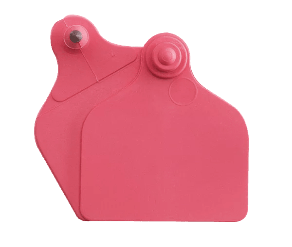 Ear tag Maxi + Maxi (71 mm x 63 mm) | 20 pieces | red - Ballyholland Poultry