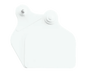 Ear tag Maxi + Maxi (71 mm x 63 mm) | 20 pieces |yellow - Ballyholland Poultry