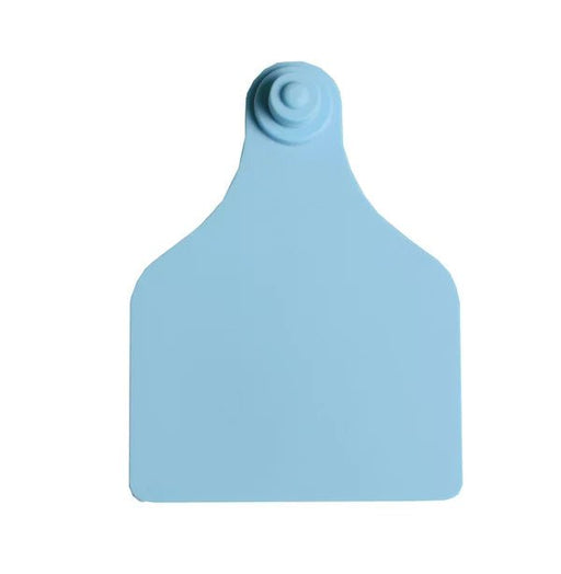 Ear tag Super Maxi + push button (99 mm x 74 mm) | 20 pieces | blue - Ballyholland Poultry