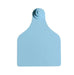 Ear tag Super Maxi + push button (99 mm x 74 mm) | 20 pieces | blue - Ballyholland Poultry