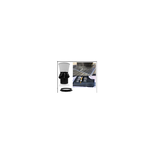 Exhaust chimney with rubber roof covering - Ballyholland Poultry