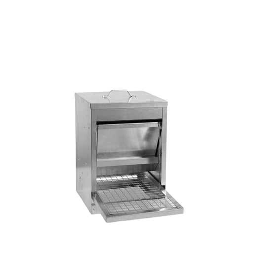 GALVANISED TREADLE FEEDER - Ballyholland Poultry