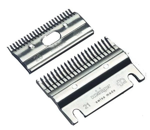 Heiniger shear blade set| 21 and 23 teeth - Ballyholland Poultry
