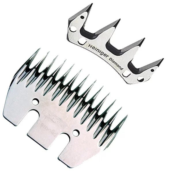 Heiniger shear blade set CAMELID | 13 / 4 teeth - Ballyholland Poultry