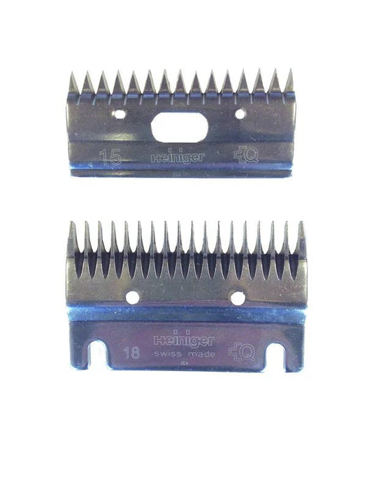 Heiniger shear blade set Charolais | 18 / 15 teeth - Ballyholland Poultry