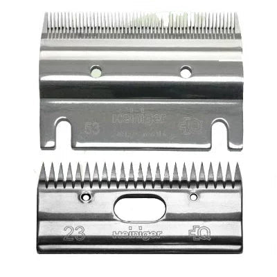 Heiniger shear blade set Veto | 53 / 23 teeth - Ballyholland Poultry
