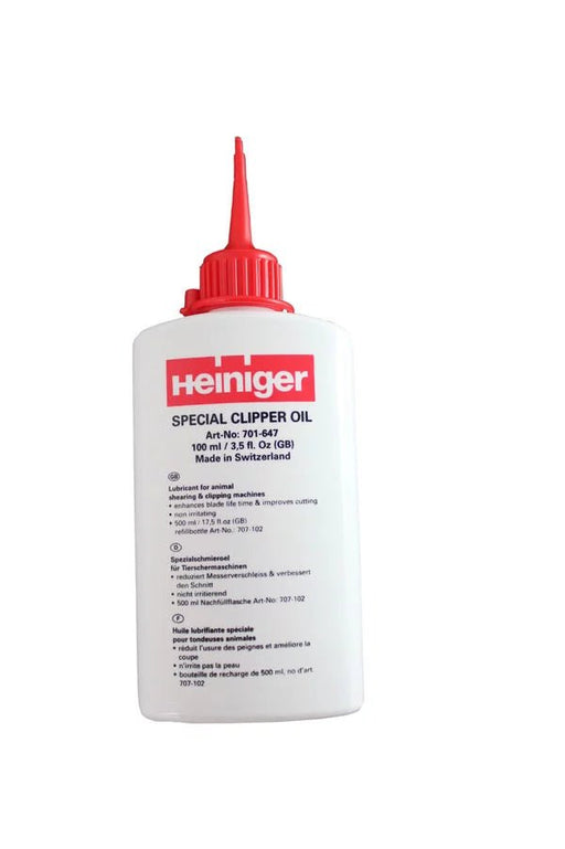 Heiniger special oil refill for shearing machines (100 ml) - Ballyholland Poultry
