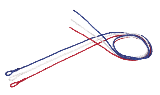 KAMER birth rope perlon 2 M (200 cm) | red and blue | 2 pieces - Ballyholland Poultry