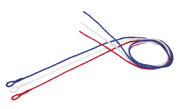 KAMER birth rope perlon 2 M (200 cm) | red and blue | 2 pieces - Ballyholland Poultry