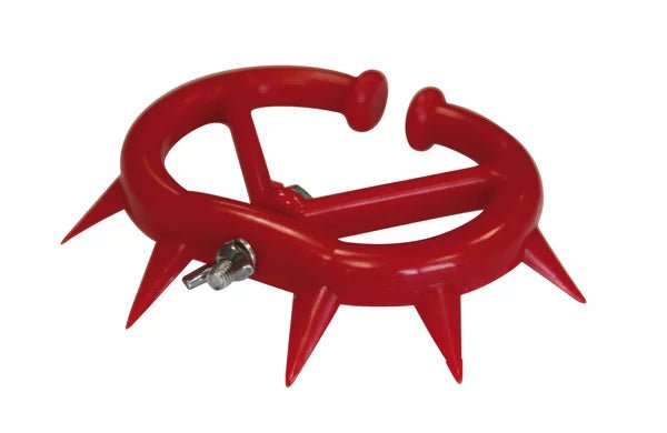 KAMER plastic cattle eye weaner | 12 pieces (small) | red - Ballyholland Poultry