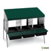 LAYING NEST 3 COMPARTMENTS PLASTIC FLOOR WITH LEGS - Ballyholland Poultry